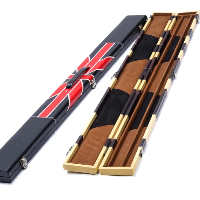 

High Grade 3/4 snooker billiard Hard cue case3 groove Rod box billiard accessories High quality billiards pool stick 3/4 cases