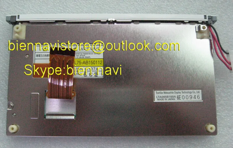 

Original 6.5" LTA065B150A/TFD65W45B TFT LCD n display for GPS car navigation