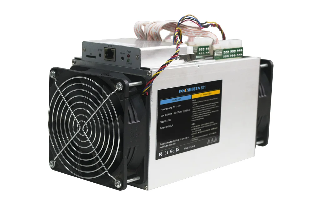 Innosilicon S11 SiaMaster 3.83TH/S 1380W SIACOIN SC Blake2b Asic Miner лучше, чем Antminer S9 S9i S9j X3 A3 L3+ FFMINER DS19