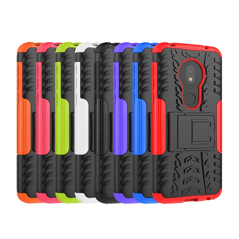 

For Motorola G7 Power Case Anti-Shock Rugged Phone Cases Cover for Motorola G7 Play G7 Plus Coque with Holder Hybrid Hard Covers