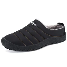 Christmas Winter Men Shoes Warm Plush Home Slippers Men Flip Flops Non-slip Indoor Slippers Unisex Home Shoes zapatos de hombre winter cartoon indoor warm plush santa slippers women men children s christmas style home slipper fit christmas gifts