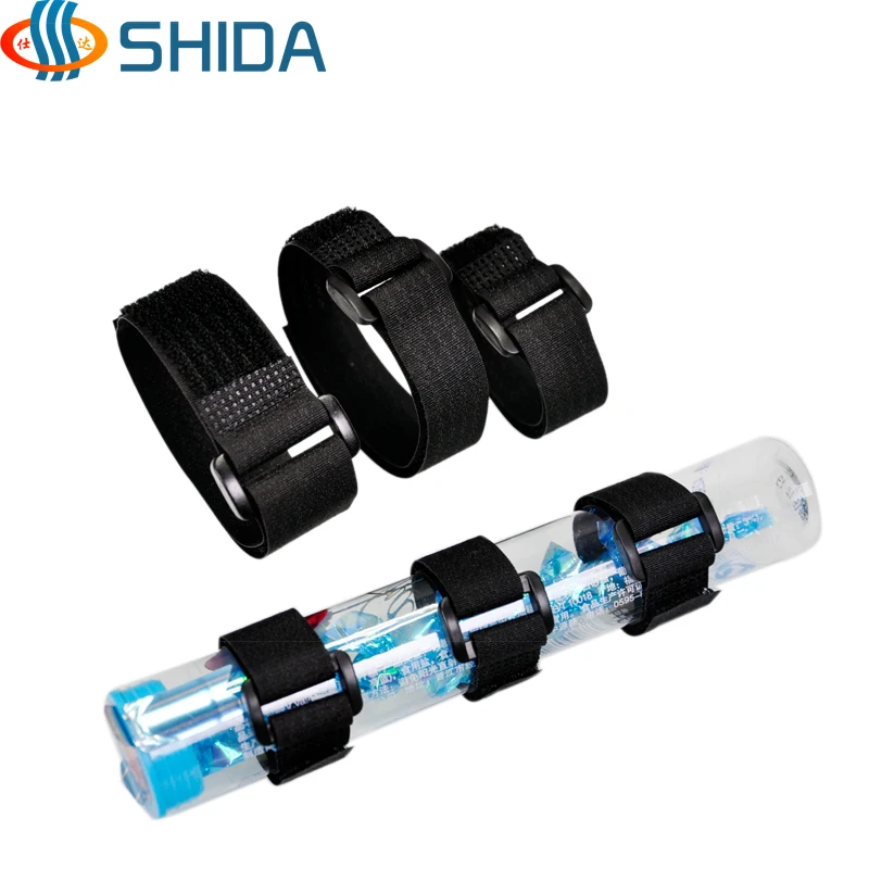 

New Arrial 2cm Width 15 - 150 cm Hook Loop Magic Tape Reusable Cable Ties NylonFixed Fastener Wrap Strap with Plastic Buckles