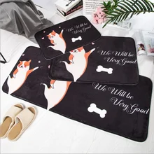 Абсорбирующий коврик для ног на дверях домашнего ванной комнаты коврик для спальни нескользящий мат