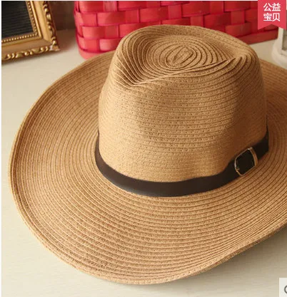 Мужской солнцезащитный крем для женщин западная ковбойская шляпа трендовая мягкая фетровая шляпа с широкими полями джазовая шляпа для солнцезащитного солнца летняя пляжная шляпа AW7588