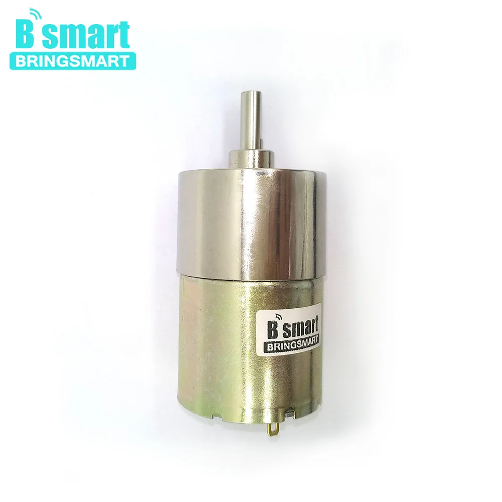 Bringsmart 37GB520 24V Микро Мотор 12V DC с высоким крутящим моментом MetalGear контроль скорости Реверсивный для дверного замка DIY