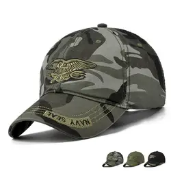 Navy Seal Тактический Бейсбол шапки Commando шапки Gorras Мужская спецназ Солдат Шапки Airsoft Снайпер камуфляж козырек Шапки