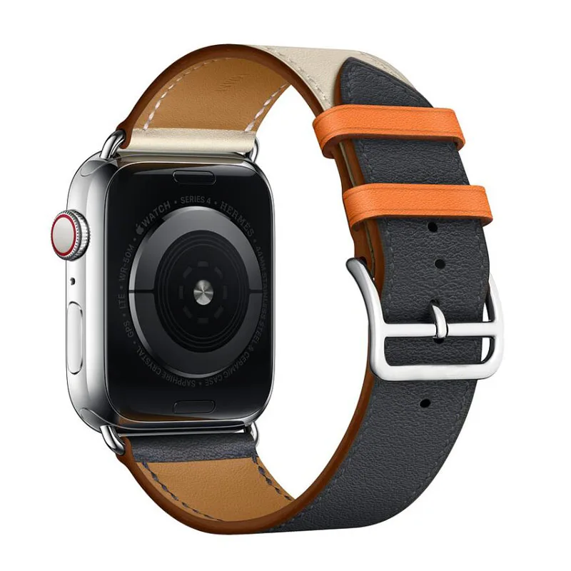 Ремешок для часов Apple Series 5 ремешок из натуральной кожи Watch 1 2 3 4 40 мм 44 42 38