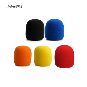 

5pcs Hot Professional Foam Mic Cover Handheld Microphone Studio Windscreen Shield Sponge Microphone Dustproof Cap Replacement