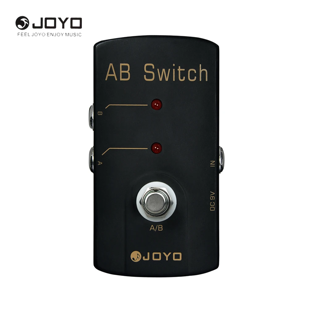 JOYO JF-30 AB Switch Electric Guitar Effect Pedal Box True Bypass Musical Instrument Guitar Accessories joyo jf 37 guitar effect pedal analog chorus electric true bypass guitar audio pedal box musical instrument accessories