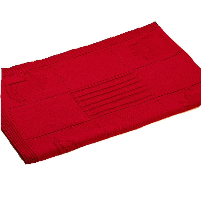 

Infant Baby Blanket For Newborn Soft Toddler Kid Swaddling Wrap Bedding Blankets Flower Knitted Children Stroller Linens 73*125