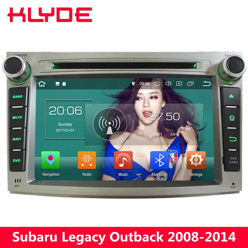 

KLYDE 4G Android 8 Octa Core 4GB RAM 32GB ROM Car DVD Multimedia Player For Subaru Legacy Outback 2009 2010 2011 2012 2013 2014