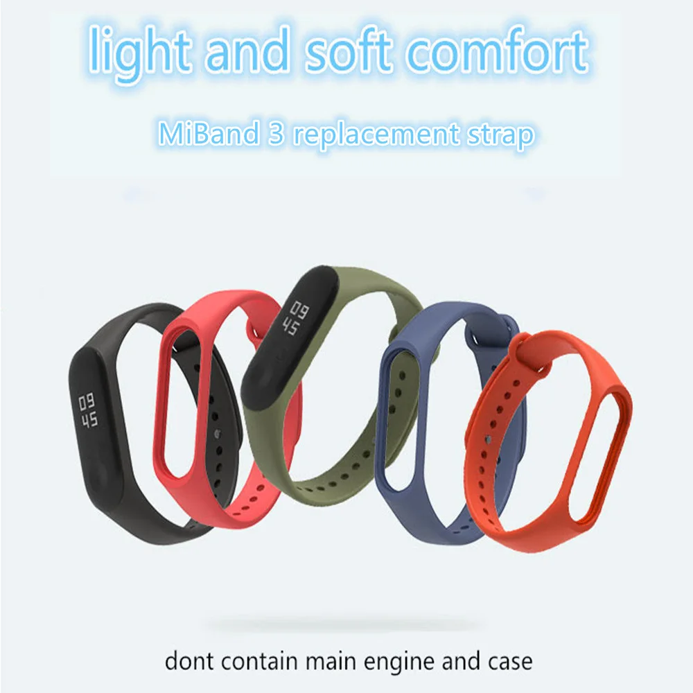 Оригинальный mi Band 3 браслет для Xiaomi группа Ремешок Браслет сменные ремешки