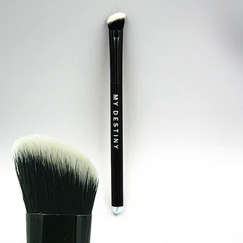 

High Quality Metal Handle MJ Brand Angled Eyeshadow Brush Nose Shadow Brushes Detailed Makeup Accessories