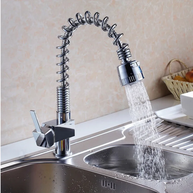 ITAS9922 Kitchen faucet wholesale pull out tap spring hot and cold
