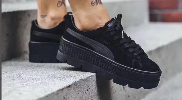 puma fenty cleated creeper suede women