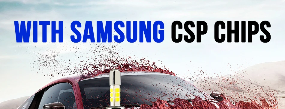 Hlxg 2 шт. 4 стороны H7 светодиодный для Samsung 20 Вт 10000lm csp чипы H11 H8 H9 H1 9005/ HB3 9006/HB4 автомобиля Фары для авто 6500 К автомобилей