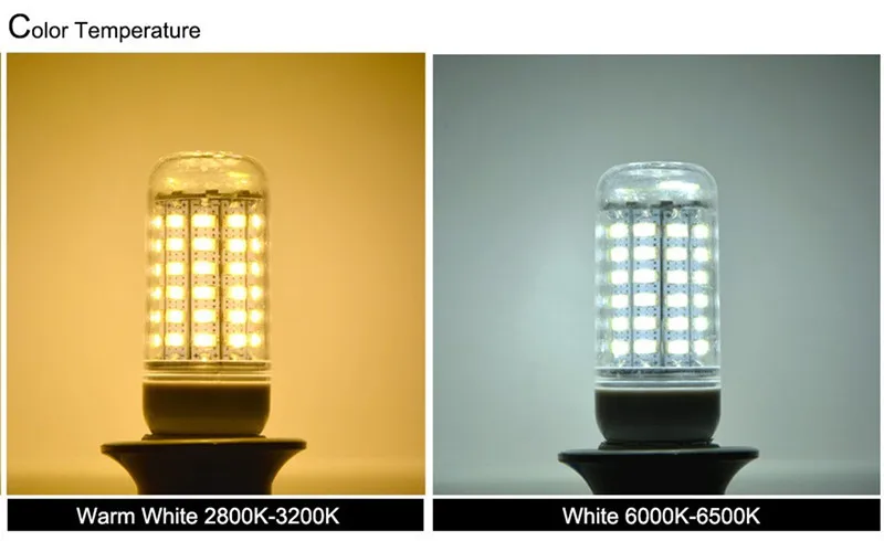 E27 светодиодный светильник E14 светодиодный лампы SMD5730 110V 220V лампы кукурузы 24 36 48 56 69 72 светодиодный s люстры лампы в форме свечи светодиодный светильник для украшения дома