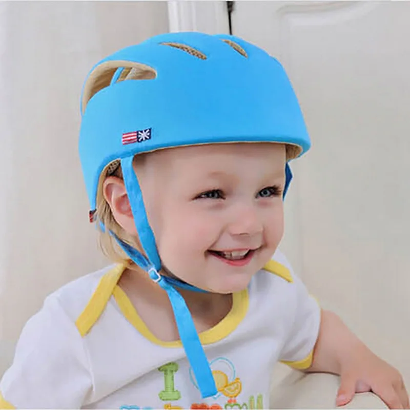 Helmet Kids Baby Safety Protective Helmet Cotton Children Hat Kids Bicycle Helmet Toddler Adjustable Safety Helmet For Walking (2)
