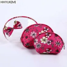 HHYUKIMI 3 шт./компл. модные водонепроницаемые дорожные косметички портативный для макияжа сумка для женщин ПВХ Косметика Органайзер персональный мешок для мытья