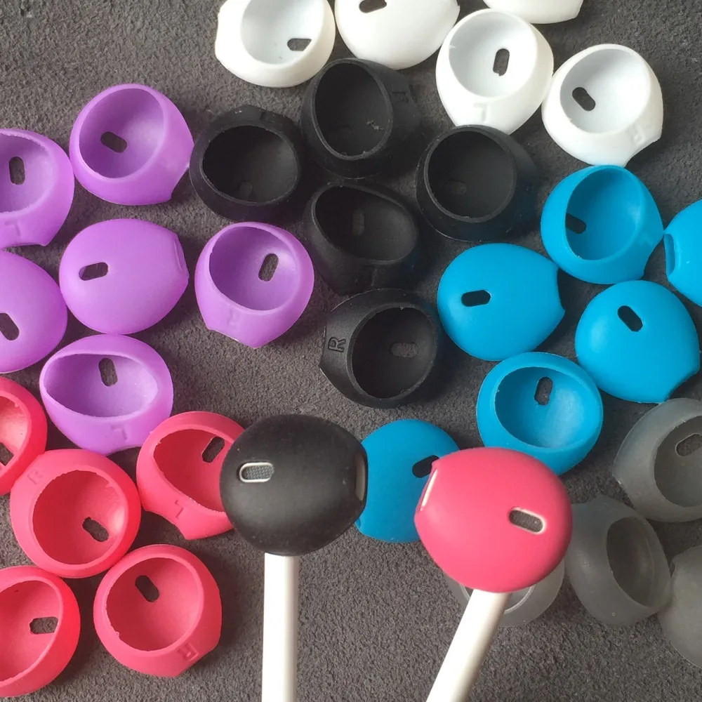Силиконовый чехол для наушников Airpods 5, 100, 6, 6plus, 6s, 6s plus, 7, 7plus, 5s шт./50 пар