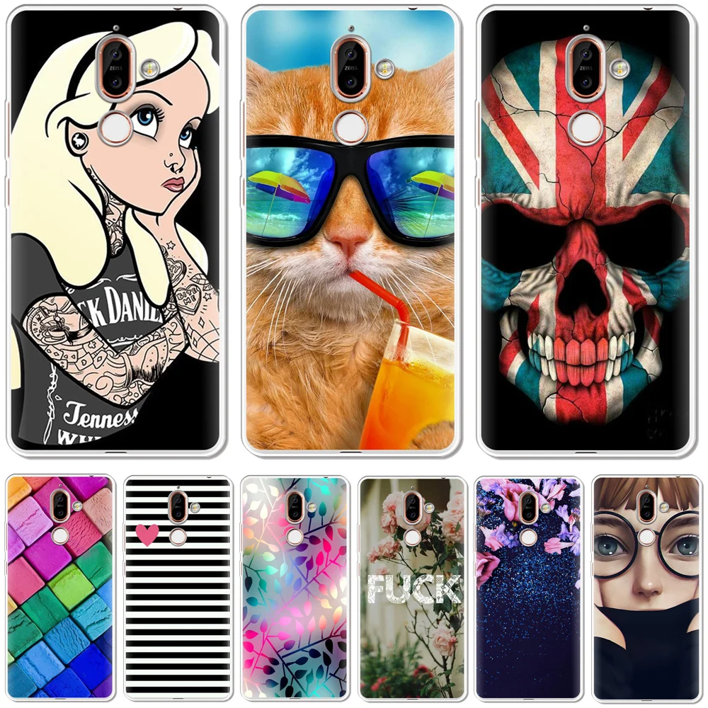 

YIKS Soft Silicone TPU Phone Case Cover For Nokia 3 5 8 6 2 7 9 1 2.1 3.1 5.1 6.1 7.1 Plus 2018 Phone Back Cases Coque Etui