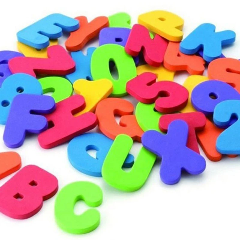 36 шт. образование алфавит обучающая игрушка Ванна Ванная комната буквы числа из пенопласта