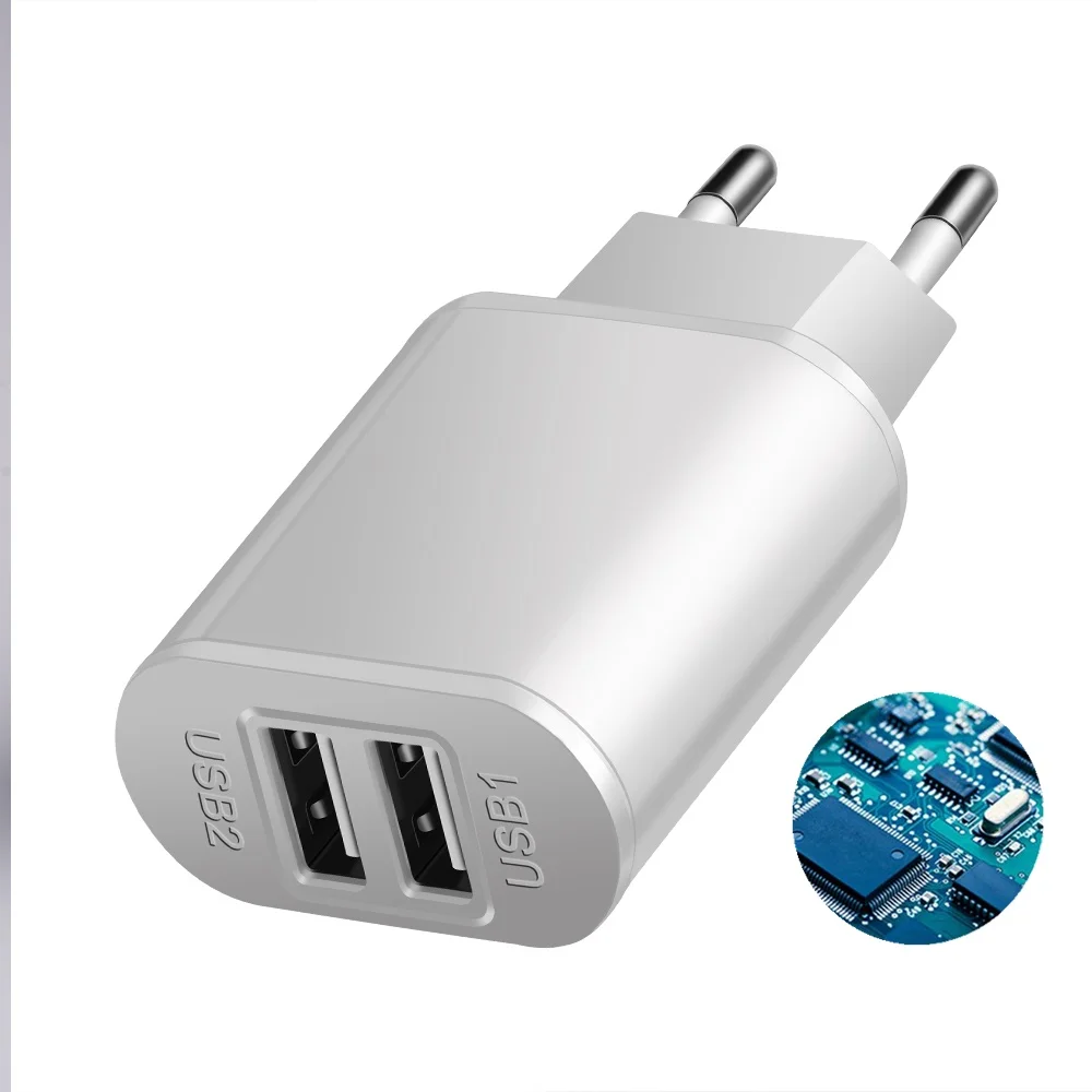 5V 2A EU Plug USB быстрое зарядное устройство мобильный телефон настенный адаптер питания для путешествий для iPhone 6 6s 7 8 Plus samsung S8 S7edge Xiaomi зарядное устройство