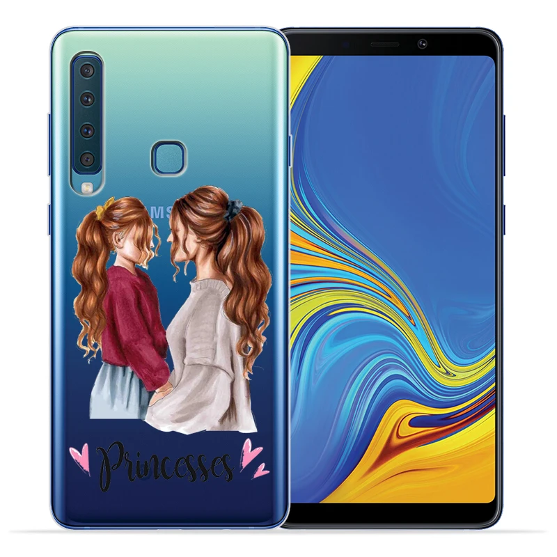 Модный чехол для телефона Super Dad Mom Girl Baby Coque Etui Samsung Galaxy A40 A20 A30 A50 A10 A70 M10 M20 Shell Capa Back