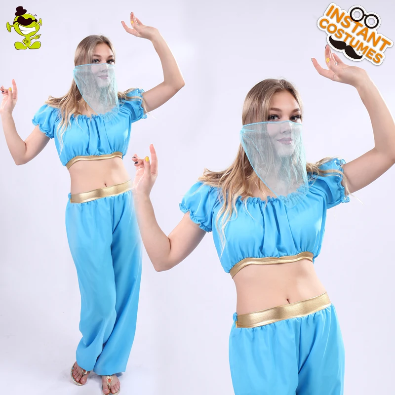 Women Arab Girl Costume Sexy Belly Dance Outfits Carnival Role Play 