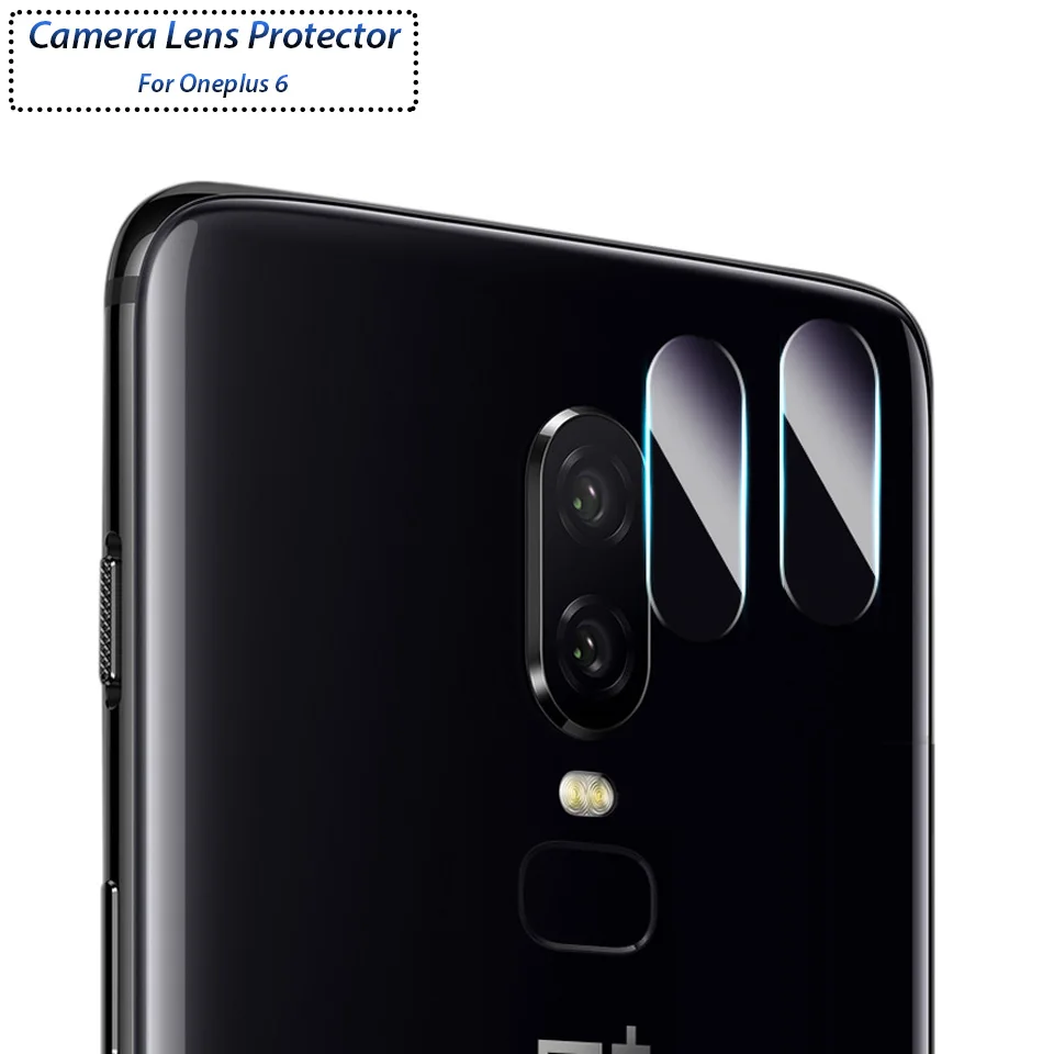 2pcs For Oneplus 6 Back Camera Lens Protector Tempered