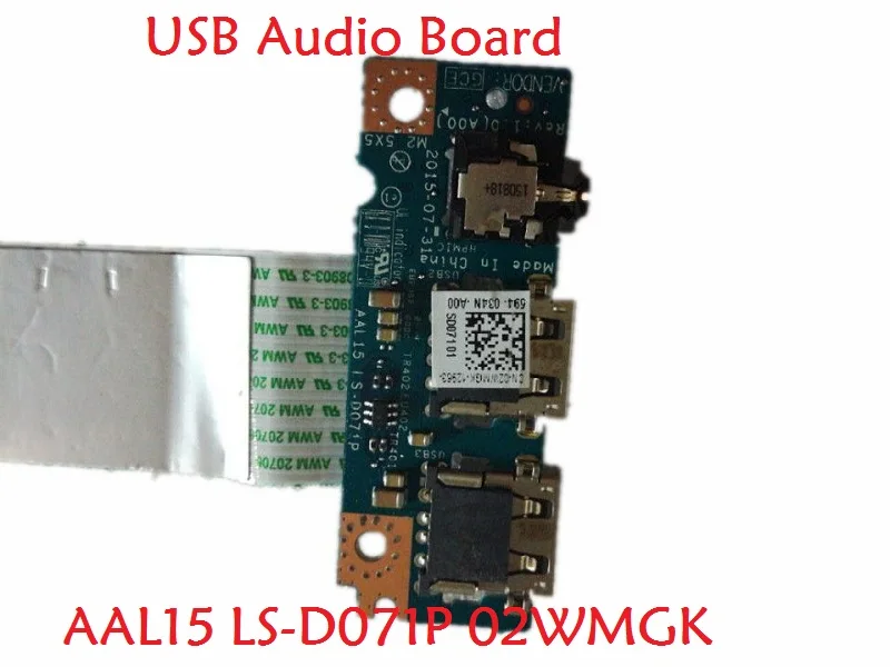 

Laptop USB Audio Board for DELL I 15 3559 5559 P51F AAL15 LS-D072P 04WVN4 4WVN4 NBX0001QR00 0CJY97 CJY97 LS-D071P 02WMGK 2WMGK