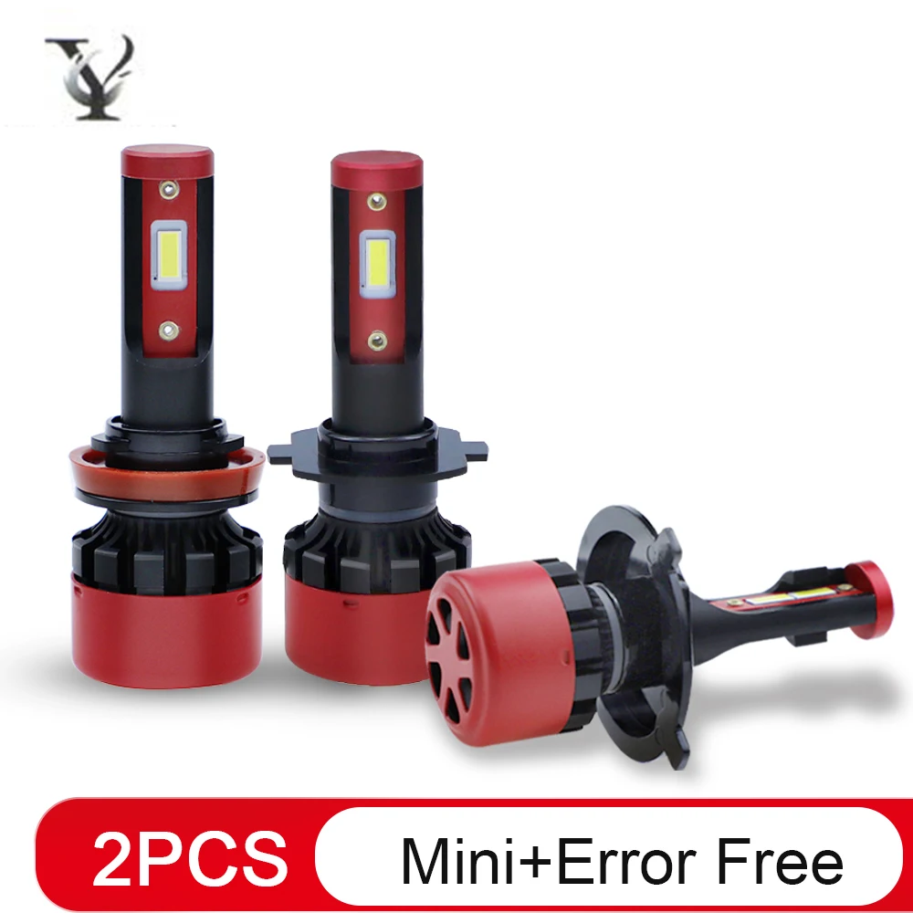 

Mini Led H7 H4 H1 H11/H8/H9 H3 9005/HB3/H10 9006/HB4 Car Headlight Bulbs 96W 9600LM 6000K Auto Lamp Accessories Canbus 12V