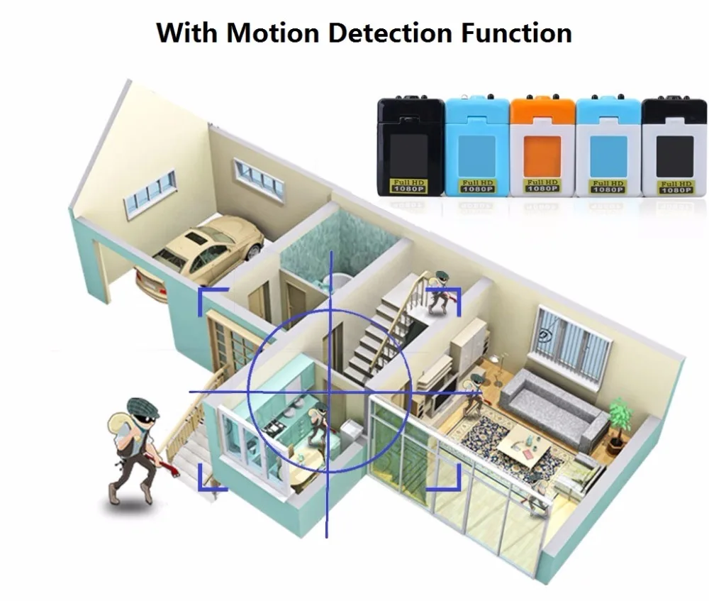 Мини-камера DVR Full HD 1080P 720P с функцией ночного видения, с функцией обнаружения движения, микро видеокамера, секретный регистратор, поддержка скрытой карты TF