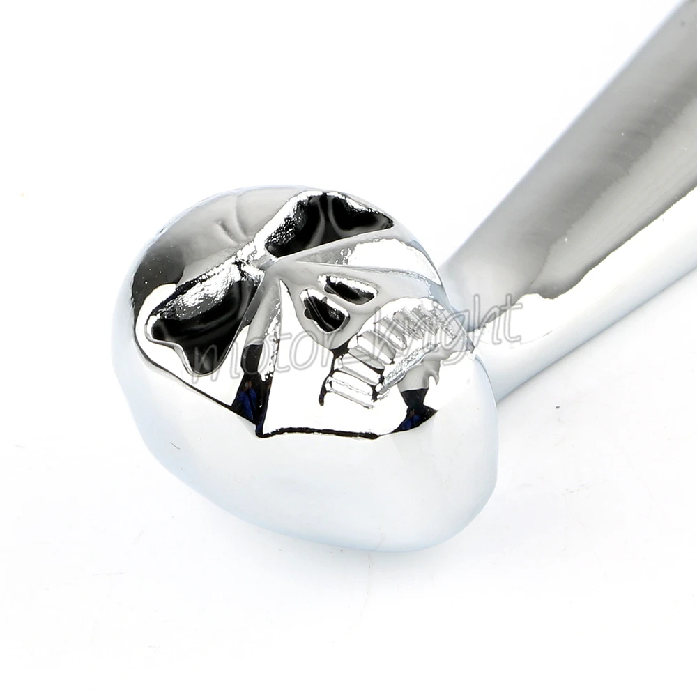  Black Chrome Skull Motorcycle Brake Clutch Lever for Honda Shadow 600 750 1100/VTX1300 03-10/Magna7