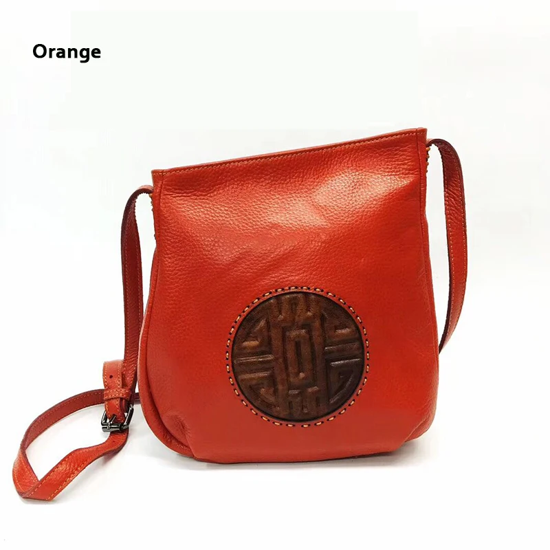 Nuleez, коричневая сумка из натуральной кожи, сумки из натуральной кожи, женские сумки через плечо, китайские сумки с тиснением Mooncake