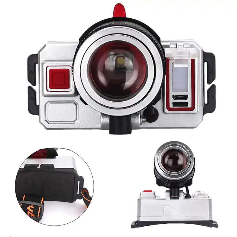powerful led flashlight Waterproof T6 LED 2200Lm Zoomable Bicycle Headlamp High Power Headlight lanterna led bike #4S18 (7)