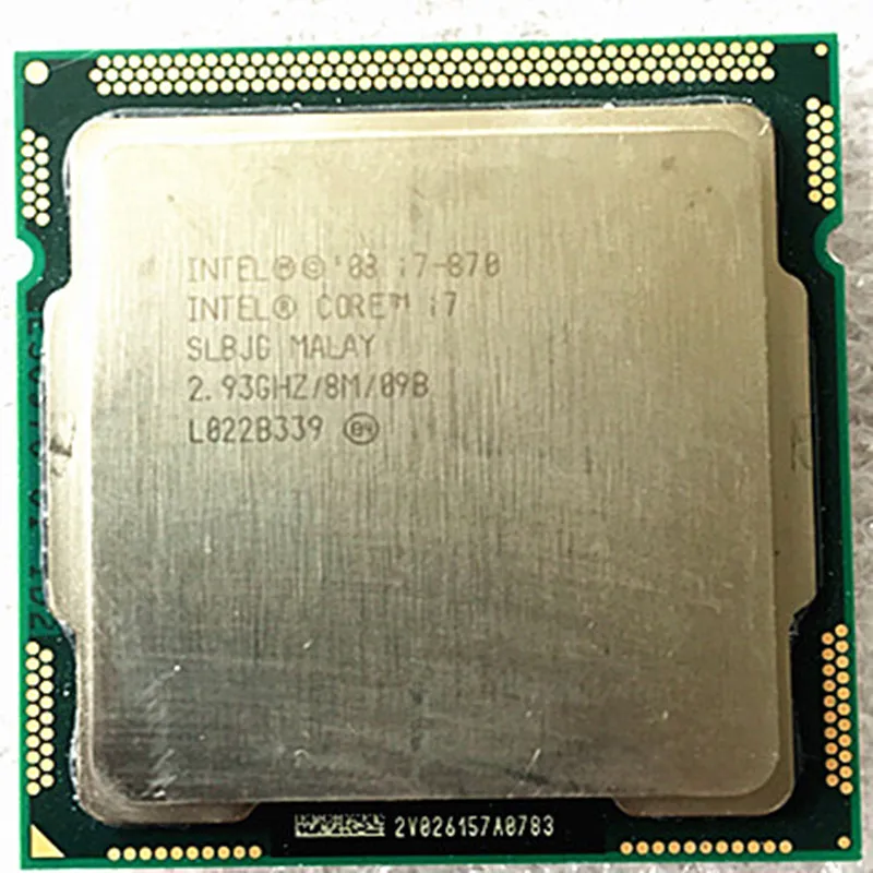 INTEL i7 870(LGA1156 socket 2,93 GHz) четырехъядерный процессор диспергируемый процессор для планшетов