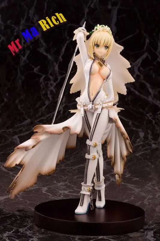 Сексуальная Fate Stay Night Fate/Экстра Ccc Saber экшен-фигурка из ПВХ Da Collezione игрушка |