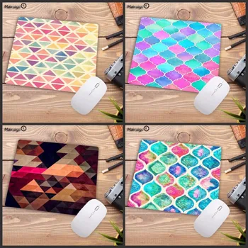 

Mairuige Customize Round Rubber Mousepad Pastel Watercolor Painting Mice Mat PC Computer Gaming Speed Mouse Pad