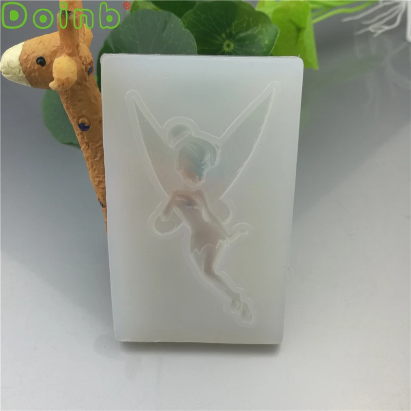 Girl Elf Silicone Mold Fondant Cake Decorating font b Tools b font Pendant font b Jewelry