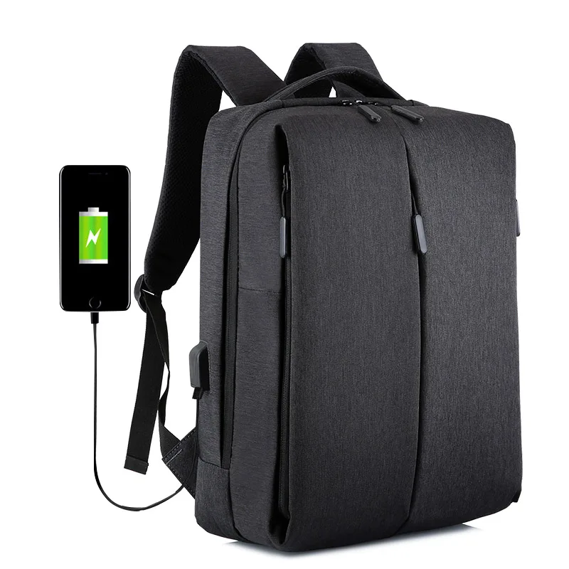 

Women Laptop Backpack Men Travel Bags Multifunction Rucksack Waterproof Black College School bags for Teenagers USB Charging
