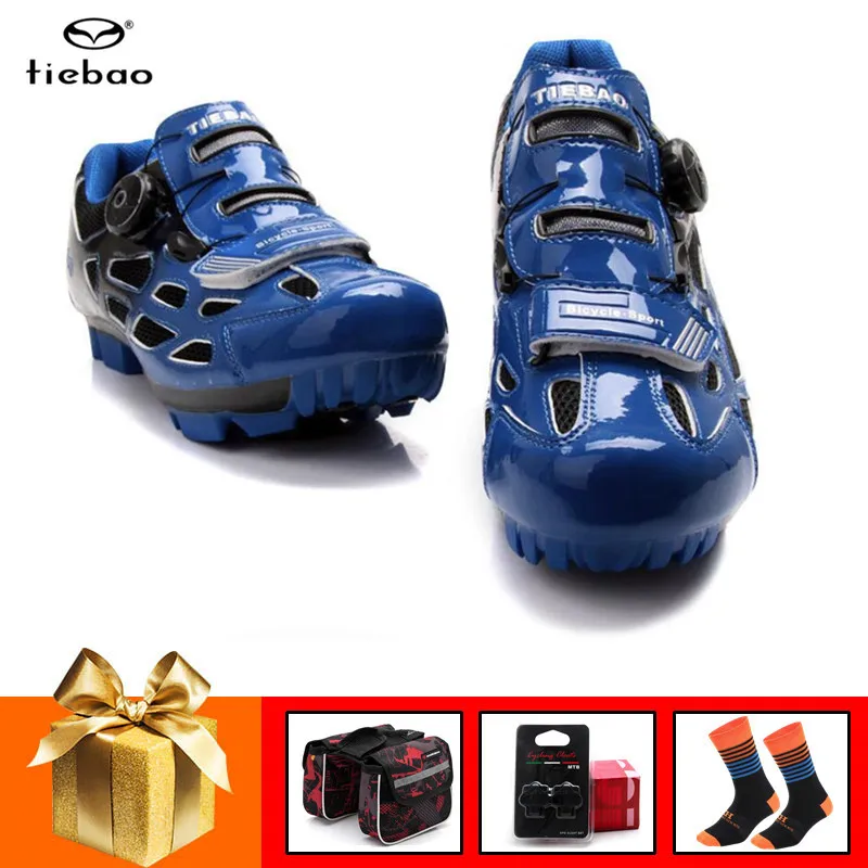 

Tiebao Cycling Shoes Men MTB Bike Shoes Breathable Pro Self-Locking Bicycle Shoes Racing Athletic Zapatillas Ciclismo Sneakers