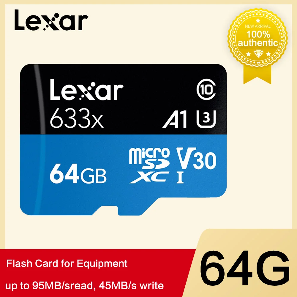 Lexar 95 МБ/с./с 32 ГБ micro sd карта 16 Гб 64 128 256 512 SDXC/SDHC флэш-карта памяти для Gopro/DJI/Nintendo switch |
