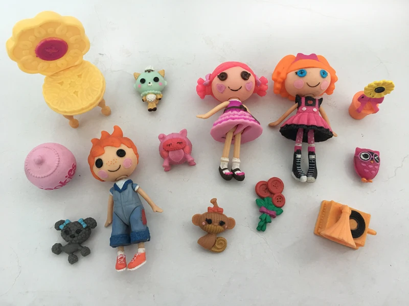 New Mini Lalaloopsy Doll With Pet Accessories 13PCS Set Collection