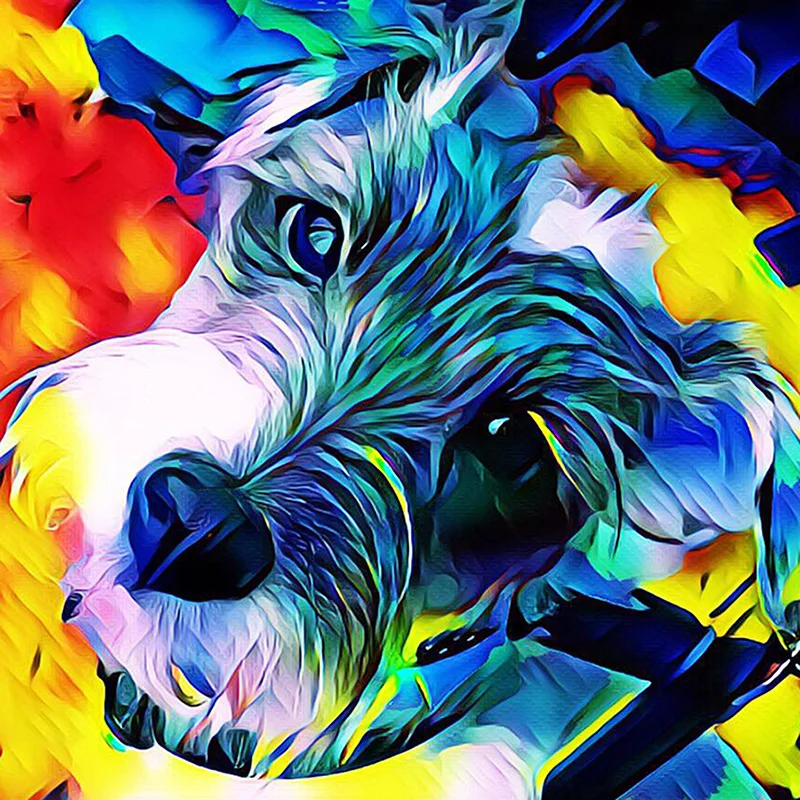 5D DIY Алмазная Картина Вышивка крестом полная дрель круглая Смола мультяшная