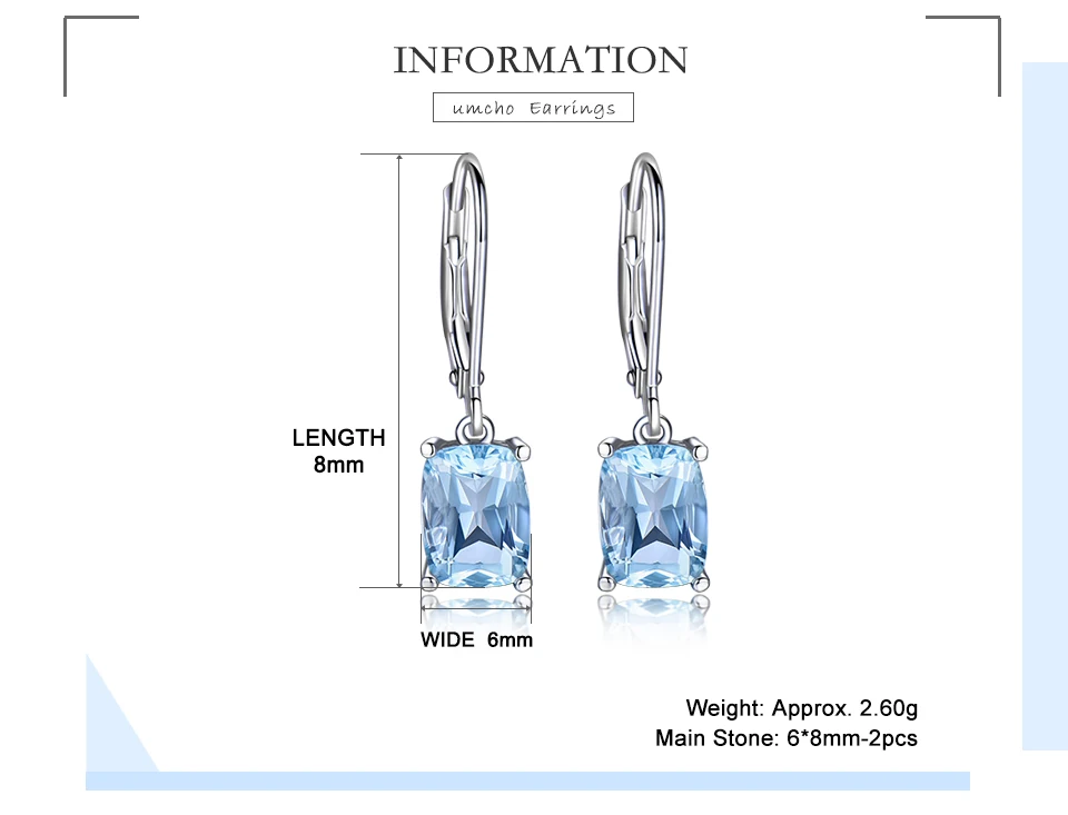 UMCHO-Sky-blue-topaz-silver-sterling-earrings-for-womenEUJ054B-1-pc (2)
