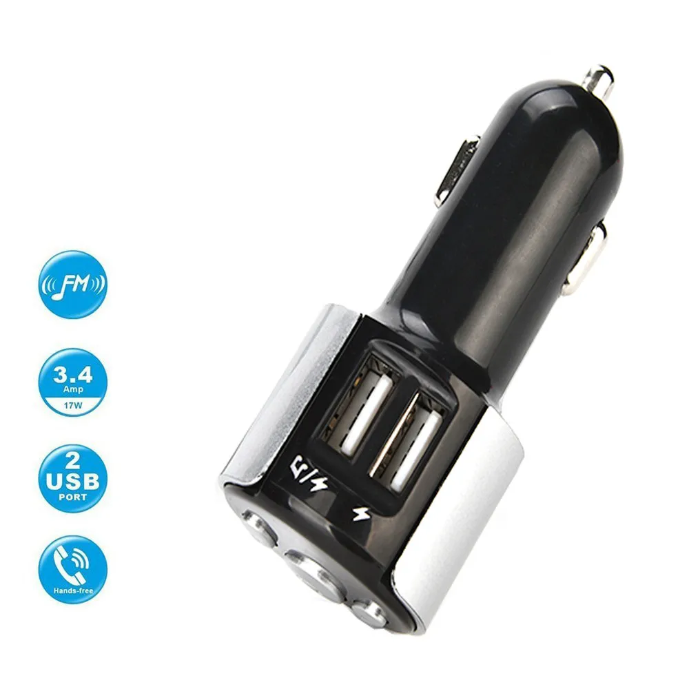 

Wireless Bluetooth FM Transmitter MP3 Player USB Flash Drive Car SD AUX Handsfree DE FM modulator Automobile Audio Receiver