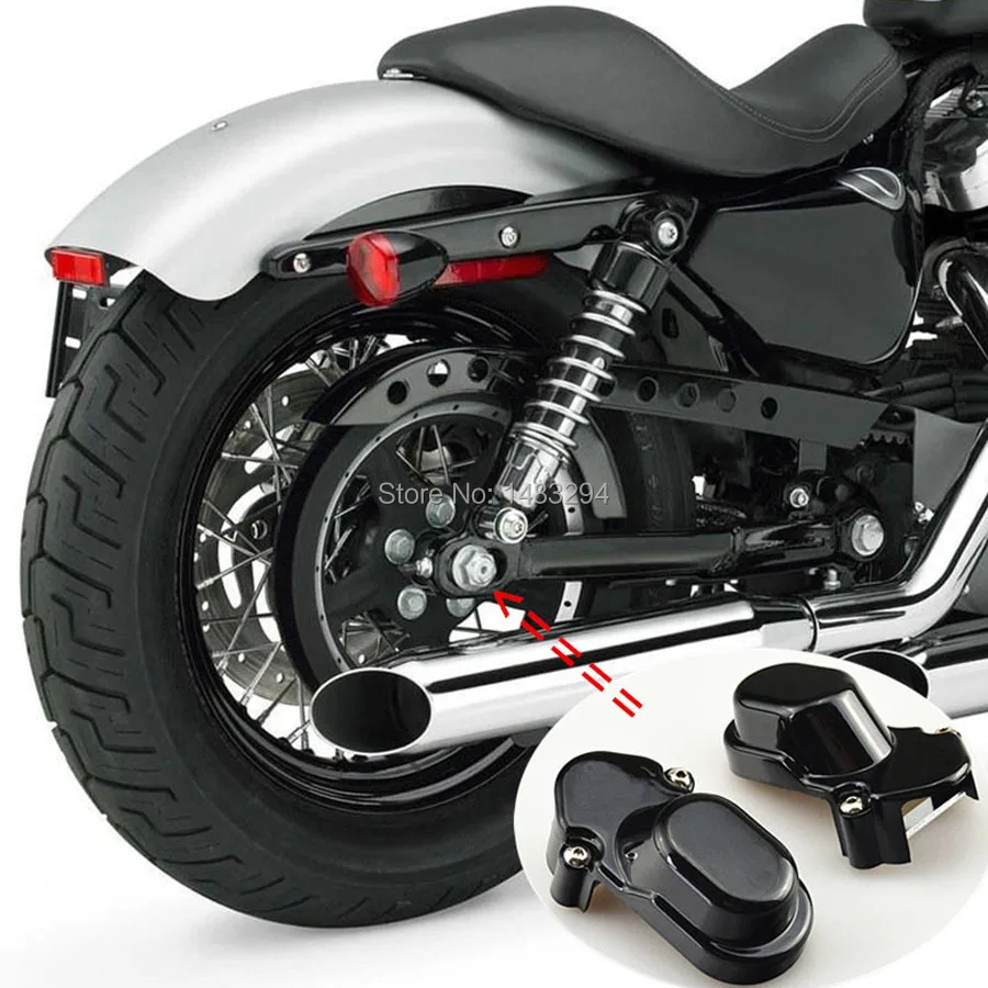 Buy One Pair Black Rear Axle Kit Cover Fits For Harley