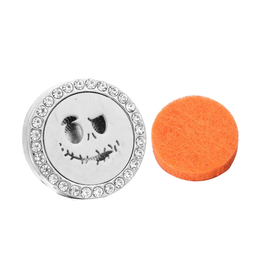 Ароматерапия 18 мм кнопки медальон для парфюмерии нержавеющая сталь эфирные масла диффузор браслет с защелкой ювелирные изделия