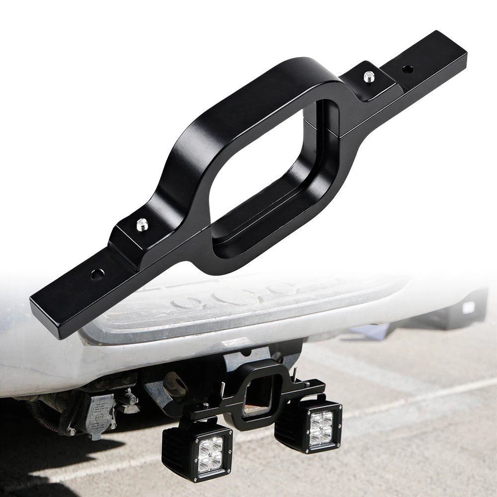 1x Dual LED Backup Reverse Work Light SUV Offroad Truck Tow Hitch Mounting Bracket for Reverse